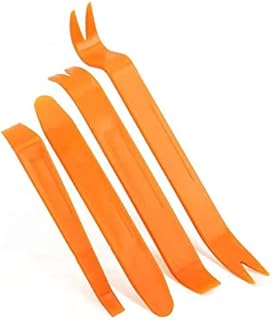 4Pcs Car Trim Removal Pry Tool,Trim Removal Tool Kit for Car Panel Dash Radio Interior AccessoriesTrim Removal Tool Set,Auto Plastic Removal Pry Tools,Car Panel Dash Accessories Removal Tool Kit