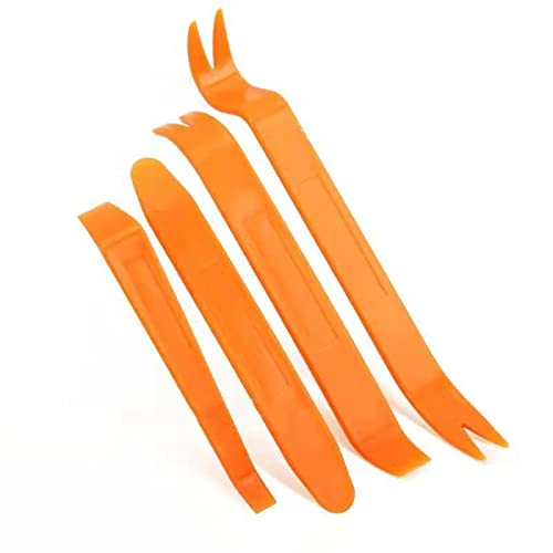 4Pcs Car Trim Removal Pry Tool,Trim Removal Tool Kit for Car Panel Dash Radio Interior AccessoriesTrim Removal Tool Set,Auto Plastic Removal Pry Tools,Car Panel Dash Accessories Removal Tool Kit