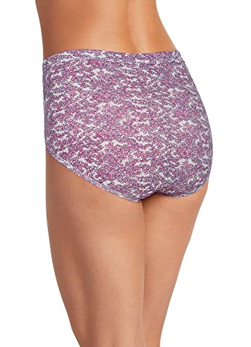 Image of Jockey Women's Underwear Elance Breathe Brief - 3 Pack, Light Raspberry /Windsor Floral Bloom /Sweet Orchid, 8