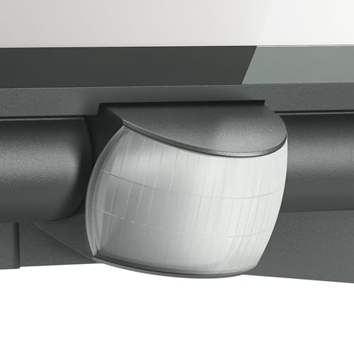 Steinel LED-Außenstrahler XLED ONE S anthrazit, 180°-Bewegungsmelder, 18,6 W, 2050 lm, 3000K, für Zufahrt, Hof und Garten, 065249, Aluminium