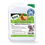 Adele Milbenfrei® 10 Liter gebrauchsfertig, Milbenmittel, gegen rote Vogelmilben, Hühner, Tauben, Wachteln, Geflügel, Pferde - überall wo Milben und Vogelmilben auftauchen