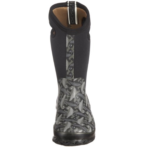 Bogs Kid's Classic High Waterproof Insulated Rubber Neoprene Rain Boot, Salamander Print/Black/Multi, 13 M US Little Kid2