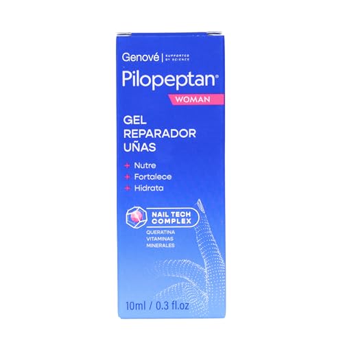 Pilopeptan Woman Gel Reparador de Uñas | Nutre, Repara, Fortalece, Alisa y Repara las Uñas | Evita Roturas, Descamaciones y Amarilleamiento | 10 ml