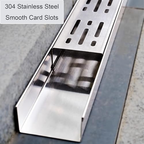 Caniveau pour piscine acier inoxydable pour une terrasse moderne et sèche - 5