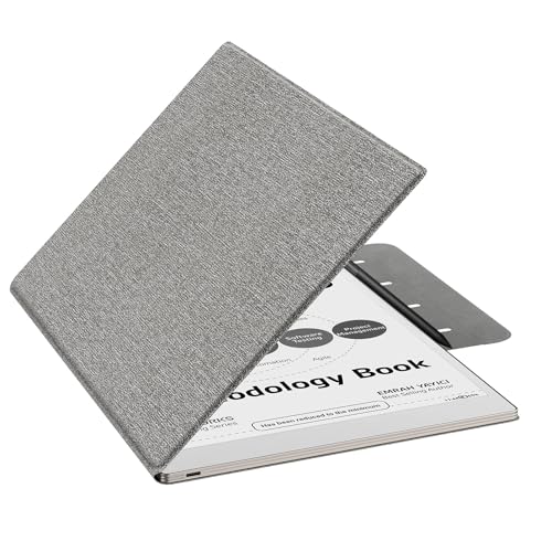 MoKo Hülle für Remarkable Paper Pro 2024 11,8', leichte, ultradünne magnetische Hülle mit breitem Stiftschutzverschluss, automatischer Schlaf-/Wachmodus für Remarkable Pro 11,8', Denim Grau