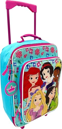 Fast Forward Kid's License 16" Soft Side Wheeled Pilot Case- Rolling Luggage (Princess-2)3