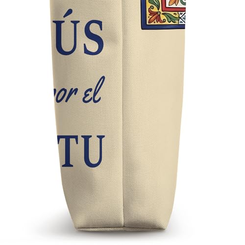 Bolso Tote Nuestra Señora de Guadalupe en Español miniatura 3