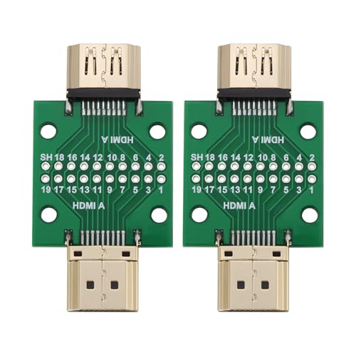 OTOTEC 2Pzs Conector HDMI Macho a Hembra 19 Pines miniatura 1