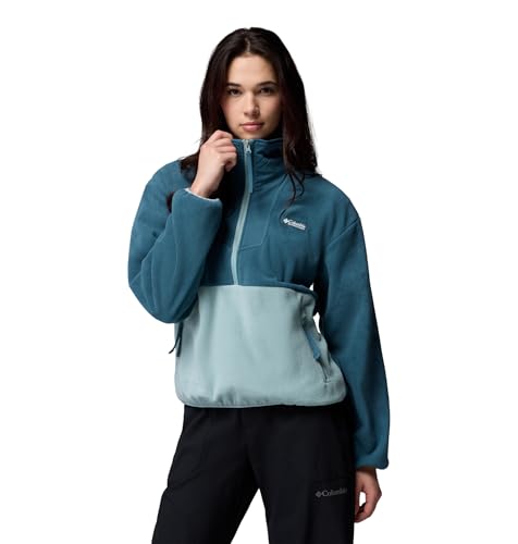 Columbia Womens Sequoia Grove Half Zip Fleece Jacket Everblue/Crushed Blue X-Small