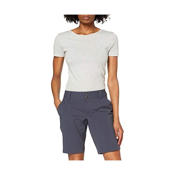 Columbia-Womens-Saturday-Trail-Long-Short Columbia Women's Saturday Trail Long Shorts, 18Wx10, India Ink