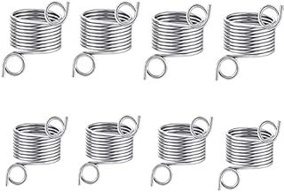8 Pieces Knitting Loop Stainless Steel Metal Yarn Guide Finger Holder Crochet Ring Set Knitting Thimble Guide Ring for Hand Weaving Hook Line Supplies