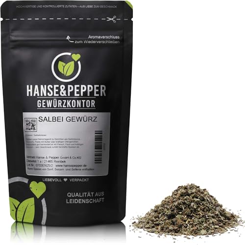 250g Salbei gerebelt Gewürz natürlich vom Hanse&Pepper Gewürzkontor