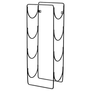 Ikea SNÖRPA 4-Bottle Wine Rack, Black