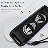 YWXTW Funda de Silicona para Anker Banco de Energía para Laptop (25,000mAh/165W) - Resistente a Golpes y Caídas, Almacenamiento de Cable Integrado | Agarre Antideslizante, Tapa Protectora de Polvo Oculta para Anker Banco de Energía 165W 8