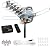 Five Star Outdoor HDTV Antenna 150 Mile Long Range – 360° Rotating TV Antenna with Amplifier, Dual TV Output, Remote Control, Weatherproof, Support 4K 1080p UHF/VHF for 2–5 TVs