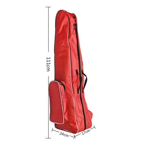 Gangtiehun Fencing Storage Bag For Epee Saber And Foil Equipment, 1680D Oxford Waterproof And Wear Resistant Portable Backpack For Fencing Uniform Suit And Mask (Red) #TOP6
