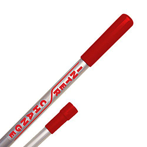 Syr CleanHAS124-RD Aluminium Interchange HD Handle, Red (Pack of 10)