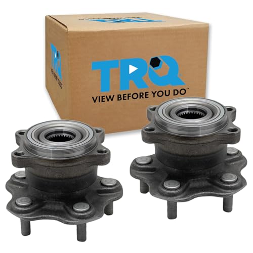 Image of TRQ Rear Left and Right Wheel Bearing and Hub Assembly Set 2 Piece Compatible with 2003-2008 Infiniti FX45
