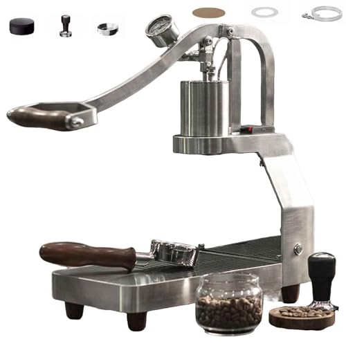 Manueller Hebel-Espressokocher mit PID-Temperaturregelung, tragbare Handpress-Kaffeemaschine für Zuhause, Outdoor und gewerbliche Nutzung