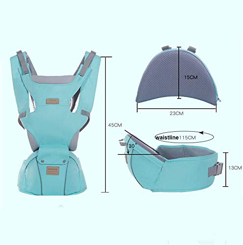 ZSLD Heupzitje De babydrager, ergonomische, ademende, zachte babyrugzak met winddichte kap, voor zuigelingen en peuters… - Image 8