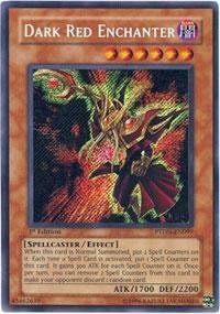 Yu-Gi-Oh! - Dark Red Enchanter (PTDN-EN097) - Phantom Darkness - 1st Edition - Secret Rare