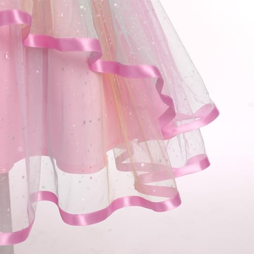 Vestido arco iris para niña ideal como regalo de cumpleaños 6