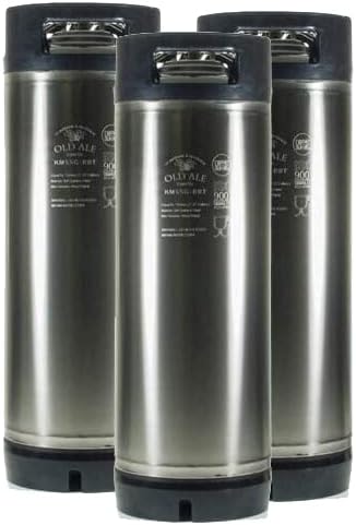 5 Gallon Home Brew Keg - New Ball Lock - Stainless Steel Product Tank (6 Pack)