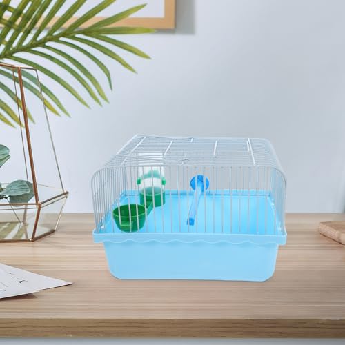 ifundom Tragbarer Vogelkäfig für Papageien und Vögel mit Abs und Eisen Leicht zu Verstauen Inklusive Sitzstange Futterbox und Trinkspender für Outdoor Abenteuer Zufällige Zufällige Farbe-4