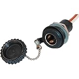 procar normsteckdosen-adapter 16a 12/24v Wasserdicht vergossen IP67 ProCar wasserdichte Norm-Steckdose Belastbarkeit Strom max.=16A Passend für (Details) Norm-Stecker