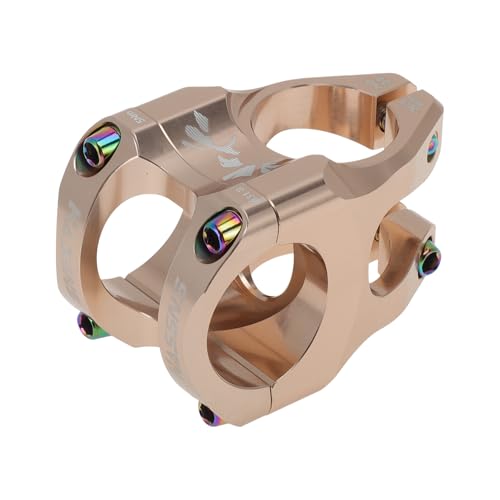 X AUTOHAUX Aluminio Aleación 35mm Montaña Bicicleta Potencia Manubrio Titanio Tono