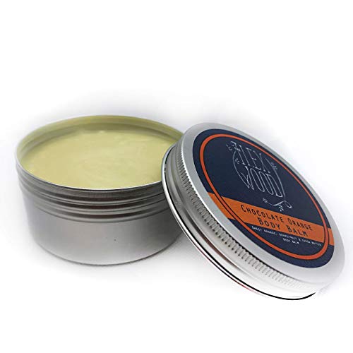 Chocolate Orange Body Balm - 250Ml. Orange And Cocoa Butter Vegan Body Balm. 100% Natural Moisturising Body Butter Cream. Handcrafted In The Uk. Cruelty Free, Palm Oil Free, Plastic Free. #TOP7