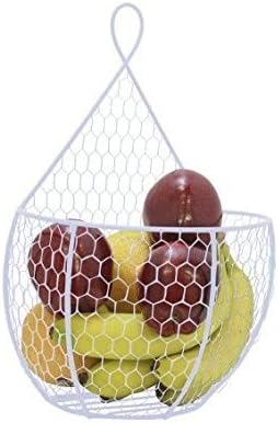 It's Useful. Hanging Display Storage Baskets - Wall Hanging Units for Flowers, Fruits and Veggies, Decorations, and More