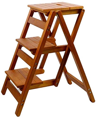 Taburete de escalera plegable multifunción para solucionar la falta de espacio 3