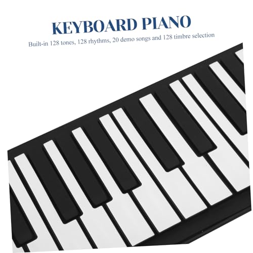 Vaguelly 61 Rouleau De Piano Clavier Numérique Piano Électrique Synthétiseur Piano Pour Enfants Midi Piano Électronique Roulé à La Main Piano Pour Débutant Gel De Silice Black - Les Beatles, Paul McCartney, John Lennon, RIngo Starr, George Harrison Vaguelly 61 Rouleau De Piano Clavier Numérique Piano Électrique Synthétiseur Piano Pour Enfants Midi Piano Électronique Roulé à La Main Piano Pour Débutant Gel De Silice Black – Image 6