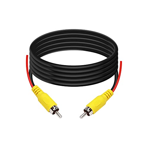 PNGKNYOCN RCA Video Cable with Trigger Wire,RCA Male to Male Backup Camera Extension Cord for Monitor and Car Backup Rear View Camera Connection(6M)
