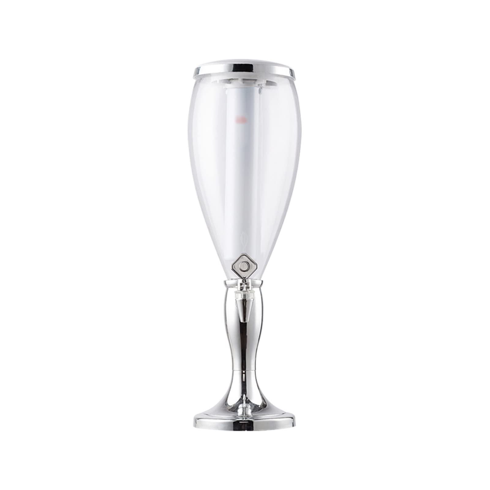 Dispensador de Torre de Cerveza Dispensador de cerveza de 5L Contenedor de cerveza comercial con dispensador de torre de cerveza de carámbano luminoso extraíble y lavable for bar Restaurante buffet fa