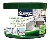 desengrasante natural para la ropa Para interior y exterior Starwax Verde Piedra blanca de limpieza multiusos - 375g- 100% de origen natural - Limpia, desengrasa y abrillanta