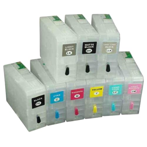 Cartouche d'encre rechargeable T5801 T5808 pour réparer vos coûts Stylus 3880