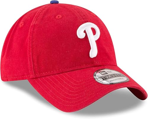 Gorra New Era MLB Core Classic 9TWENTY Roja Ajustable miniatura 3