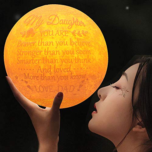 FAYERXL Engraved 3D Moon Night Light
