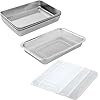 Ernest A-76437 Stainless Steel Frying Pan, 7 Pieces (3 Bats, 1 Colander, 3 Lids), Made in Japan
