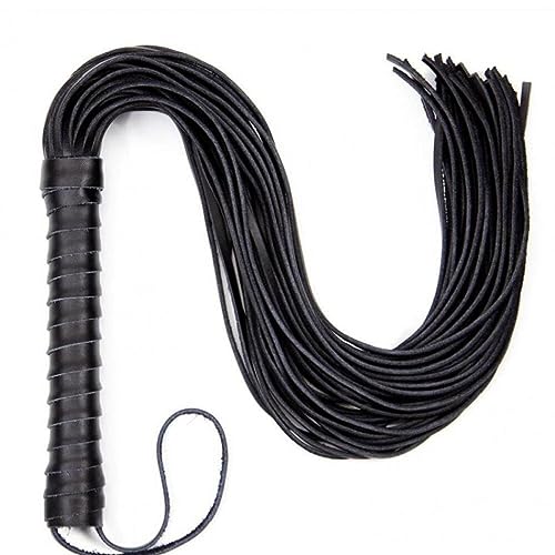 Cropa de montar a caballo Ericetion látigo de paleta de cuero 68 cm 2