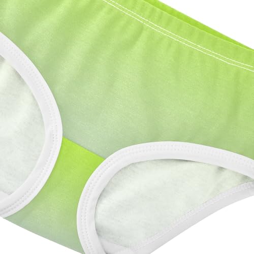 Joisal Girls Underwear Toddlers 2t Cotton Little Girl Panties Colorful Briefs Kids Undies Lemon Green Periwinkle Gradient4
