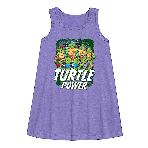 HYBRID APPAREL - Teenage Mutant Ninja Turtles -Turtle Power - Toddler & Youth Girls A-line Dress