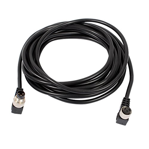 Connecteur aviation M8 coudé 3 mètres mâle femelle pour capteur
