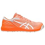 [アシックス] ワークシューズ ウィンジョブ CP121 ショッキングオレンジ/ホワイト 25.0 cm 3E