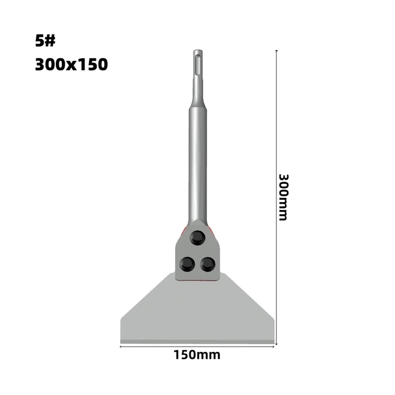 Raspador de Suelos SdsPlus for Quitar baldosas, mortero, Suelos laminados y Pegamento.(02B 300x150)