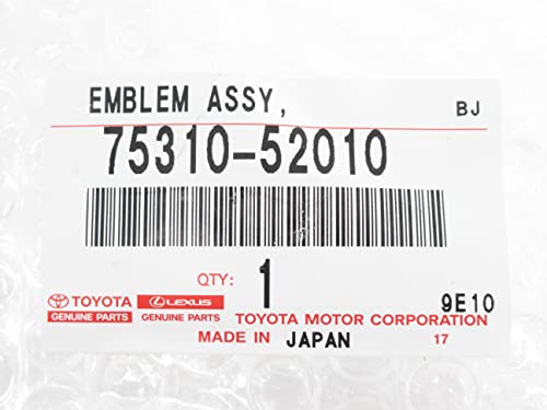 Image of TOYOTA 75310-52010 Radiator Grille Emblem