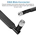 Aigital SMA Antena 10dBI de Alto Rendimiento 2 PCS 4G LTE Amplificador...
