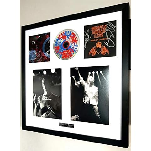 Icon Republic Simple Minds Signed & Framed Original CD Cover-Jim Kerr/Charlie Burchill/AMAZING Cover
